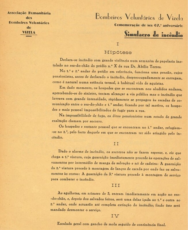 Simulacro de incêndio