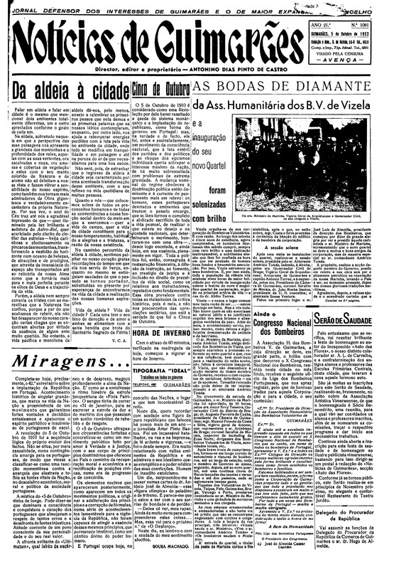 As Bodas de Diamante da Ass. Humanitária dos B.V. de Vizela