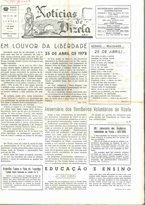 Aniversário dos Bombeiros Voluntários de Vizela