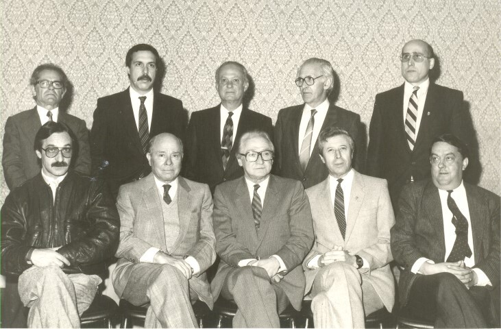 Orgãos sociais da Real Associação Humanitária de Bombeiros Voluntários de Vizela - trénio 1986-1988