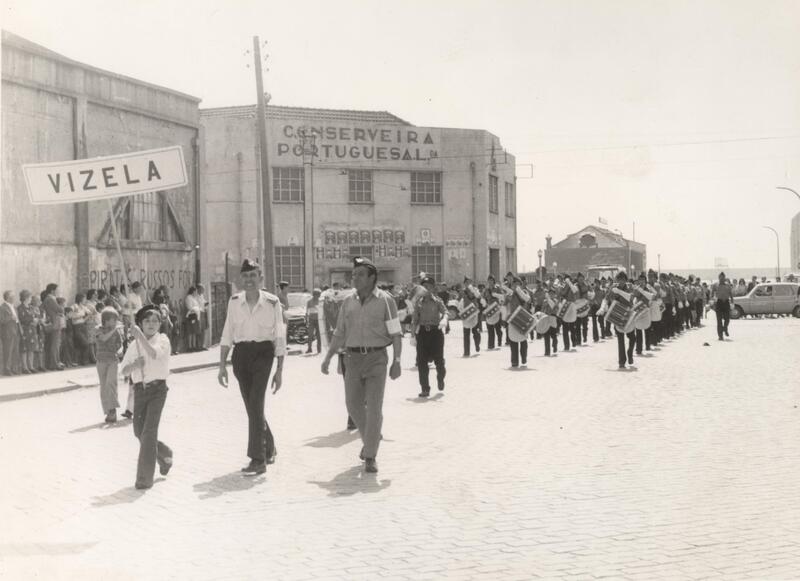 Fanfarra dos BVV em desfile