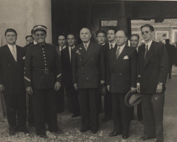 Visita do ministro da Marinha Almirante Américo Tomás