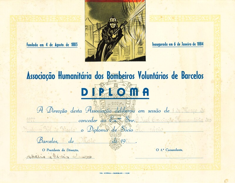 Diploma de Sócio Honorário