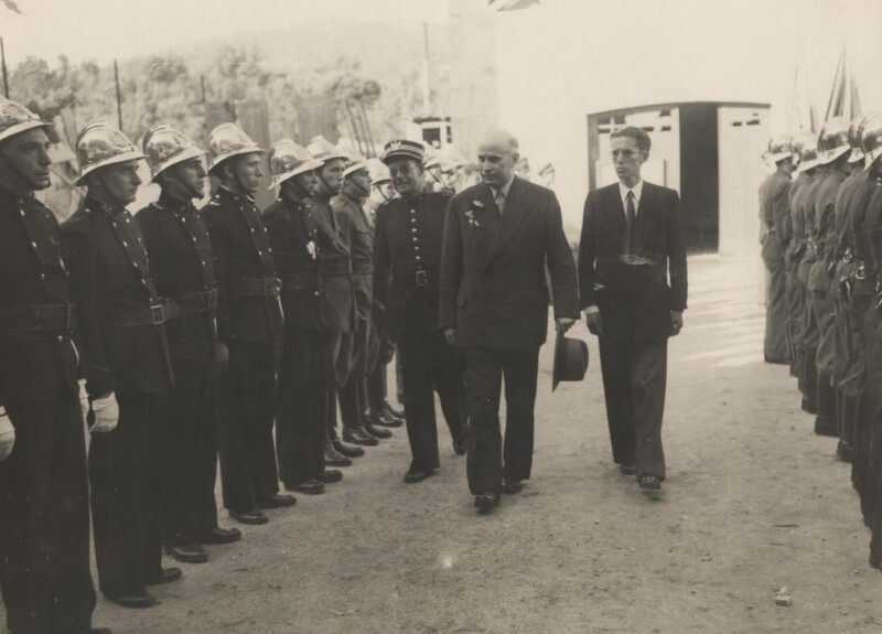 Visita do ministro da Marinha Almirante Américo Tomás