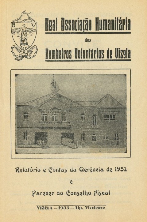 Relatório e contas de gerência de 1952 e Parecer do Conselho Fiscal
