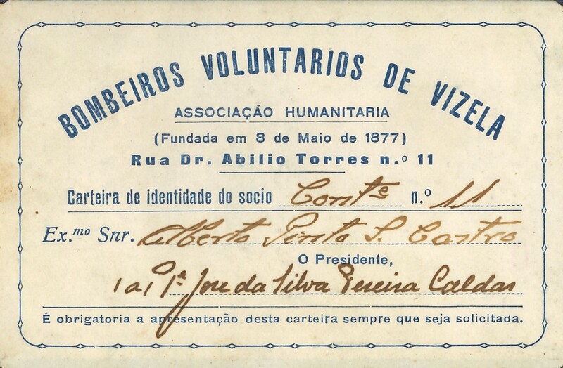 Cartão de sócio